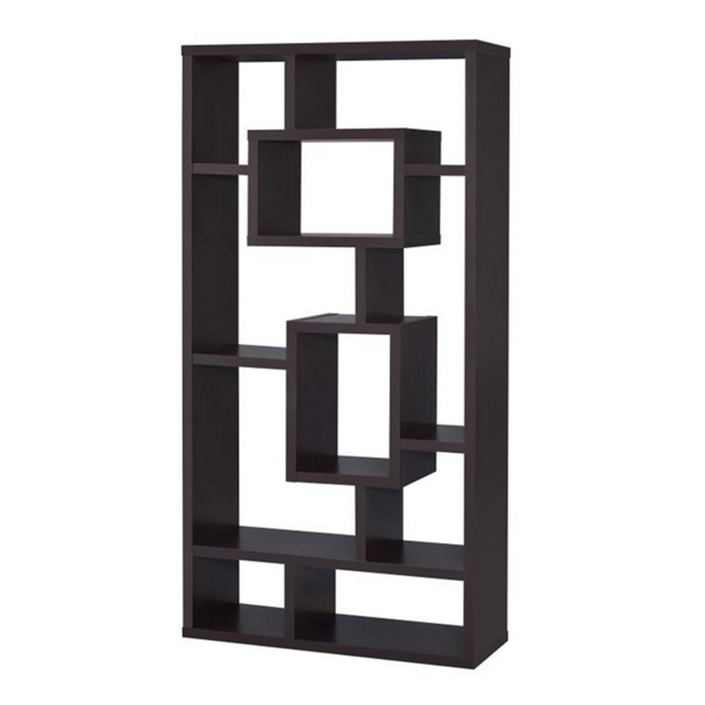 Aesthetic Fine Looking Rectangular Bookcase, Brown  By Benzara | Bookcases |  Modishstore 