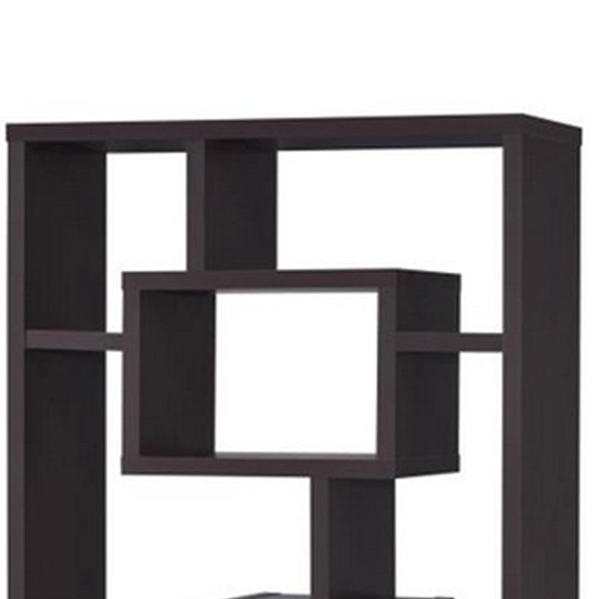 Aesthetic Fine Looking Rectangular Bookcase, Brown  By Benzara | Bookcases |  Modishstore  - 3
