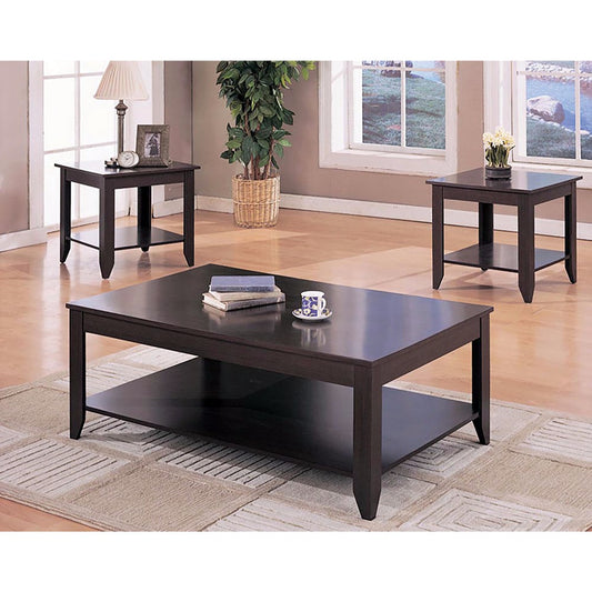 Amazingly Designed 3 Piece Occasional Table Set, Brown  By Benzara | Coffee Tables |  Modishstore 