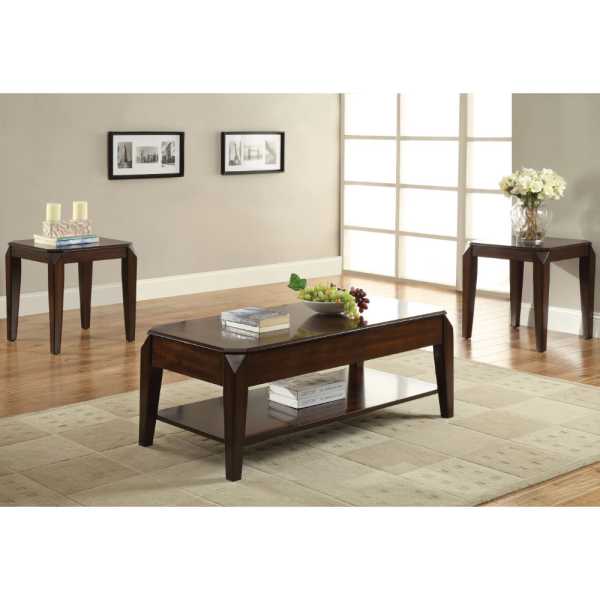 Wooden Coffee Table With Lift Top And Open Bottom Shelf, Brown  By Benzara | Coffee Tables |  Modishstore  - 2