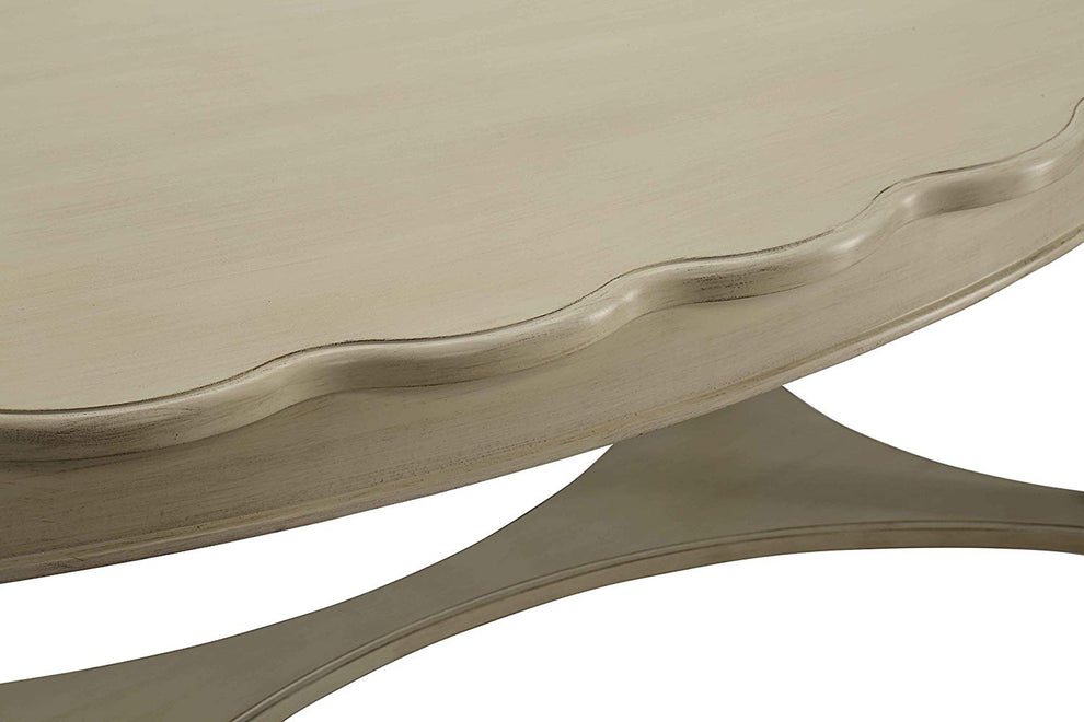 Conventional Coffee Table, Antique White By Benzara | Coffee Tables | Modishstore - 2