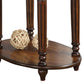 Alluring Side Table, Dark Oak Brown By Benzara | Side Tables | Modishstore - 2