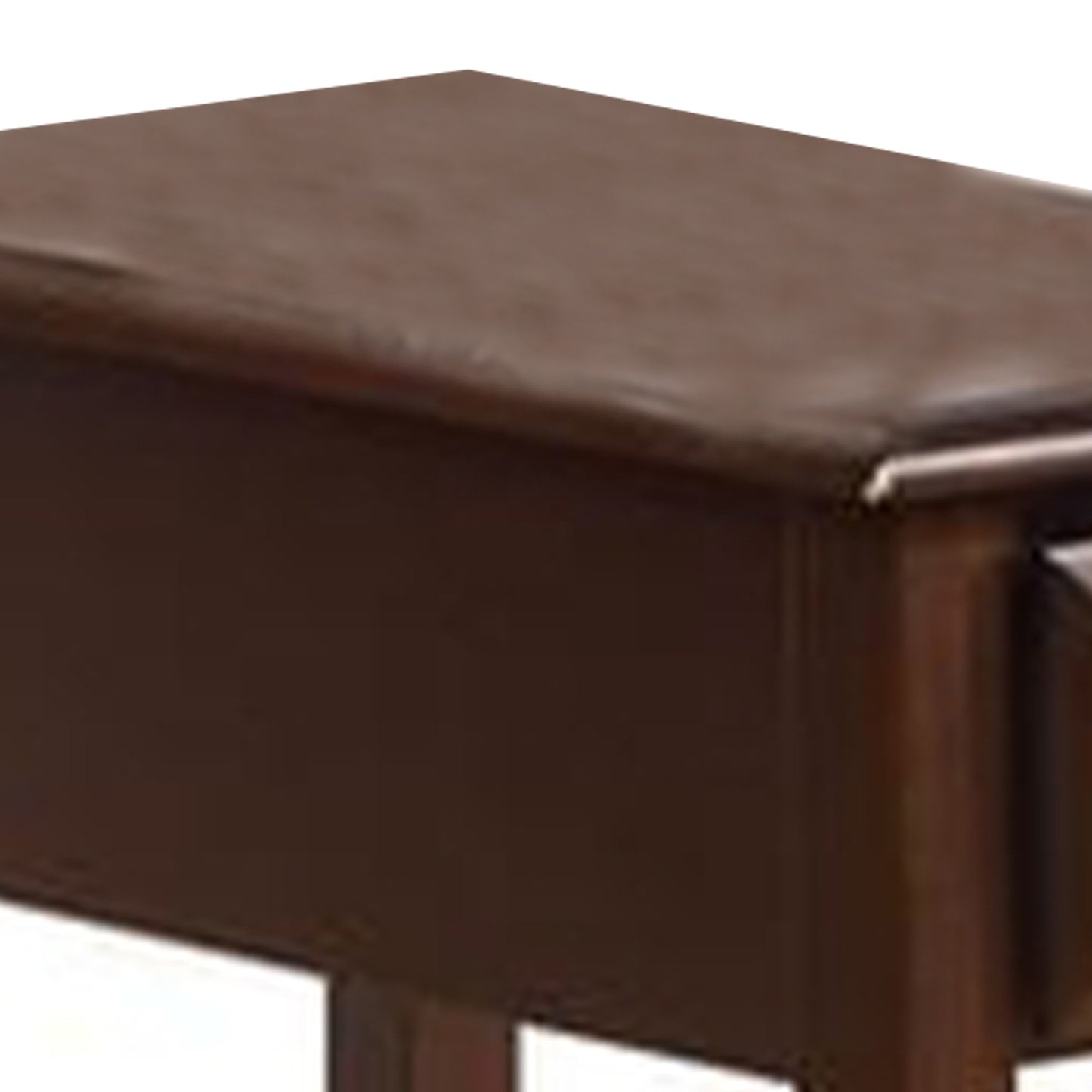 23" Rectangular Wooden Side Table With 1 Drawer, Brown By Benzara | Side Tables | Modishstore - 5
