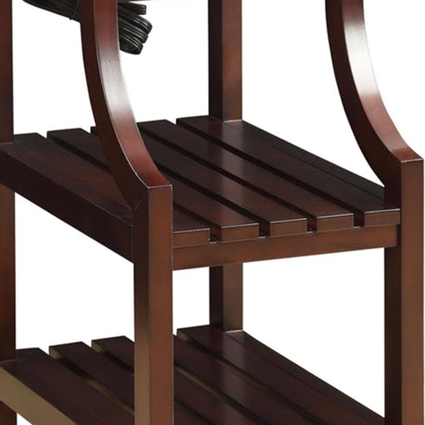 Modish Side Table (Usb), Espresso By Benzara | Side Tables |  Modishstore  - 2