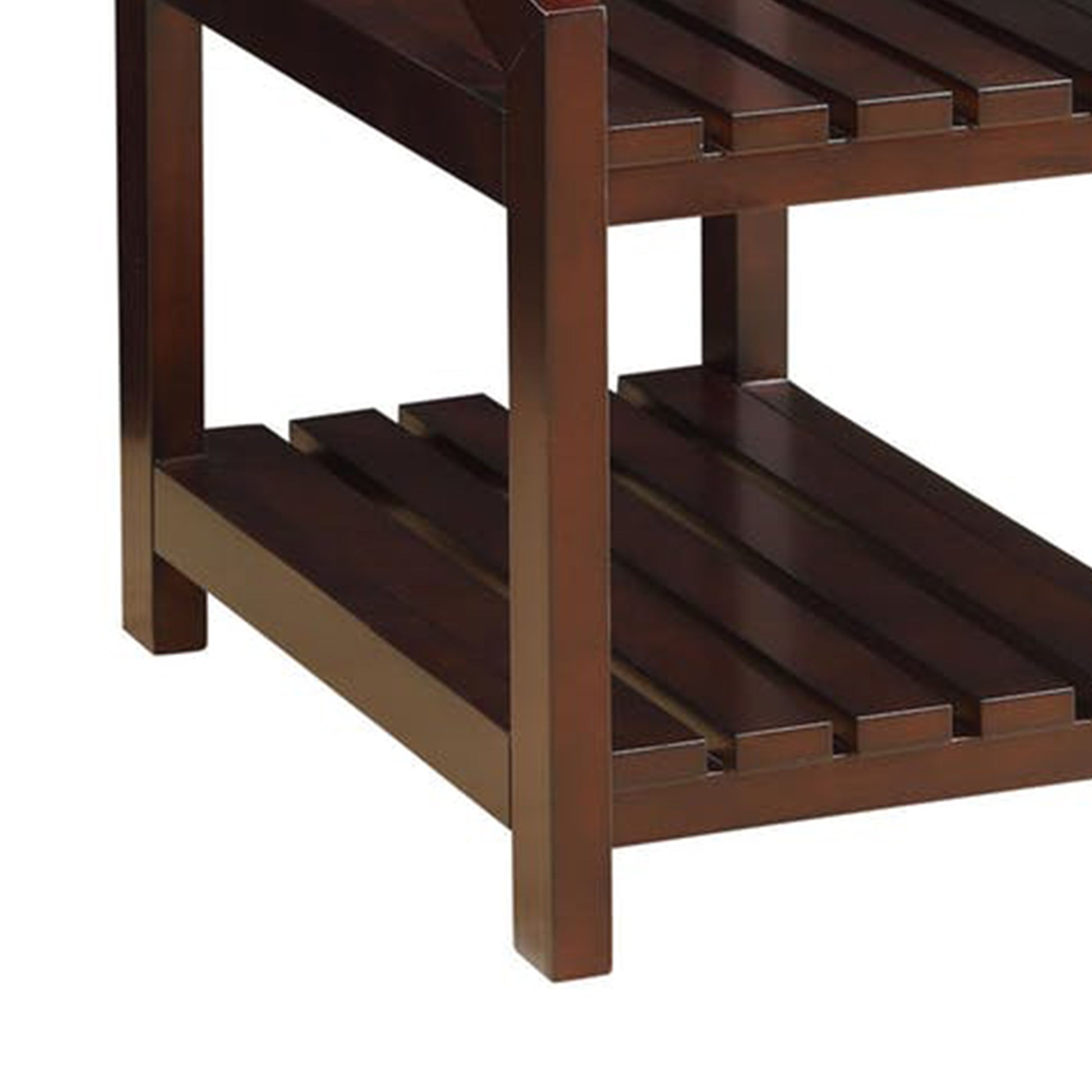 Modish Side Table (Usb), Espresso By Benzara | Side Tables |  Modishstore  - 4