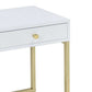 Astonishing Side Table, White & Gold  By Benzara | Side Tables |  Modishstore  - 2