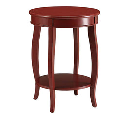 Trendy Side Table, Red  By Benzara