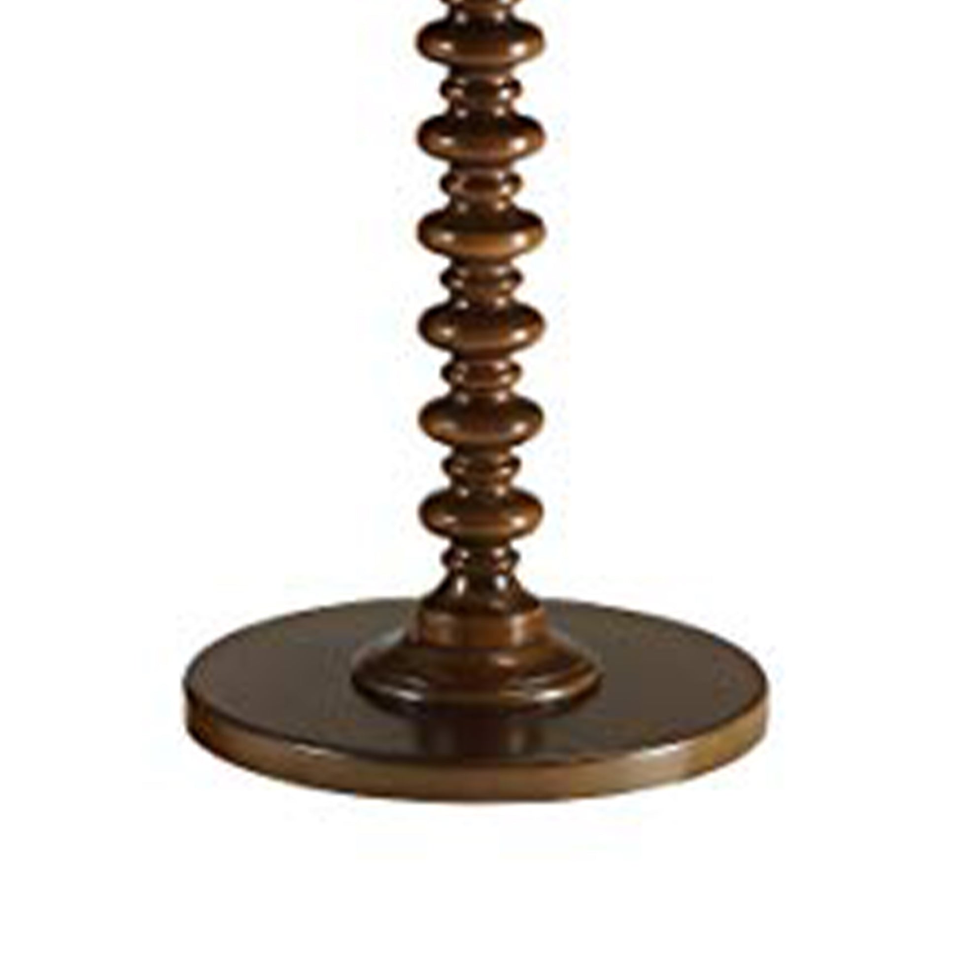 Astonishing Side Table With Round Top, Walnut  By Benzara | Side Tables |  Modishstore  - 4