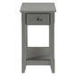 Astonishing Side Table, Gray  By Benzara | Side Tables |  Modishstore 