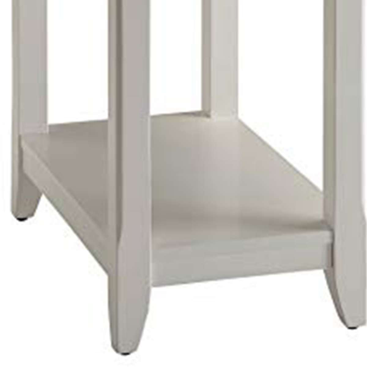 Affiable Side Table, White By Benzara | Side Tables |  Modishstore  - 3