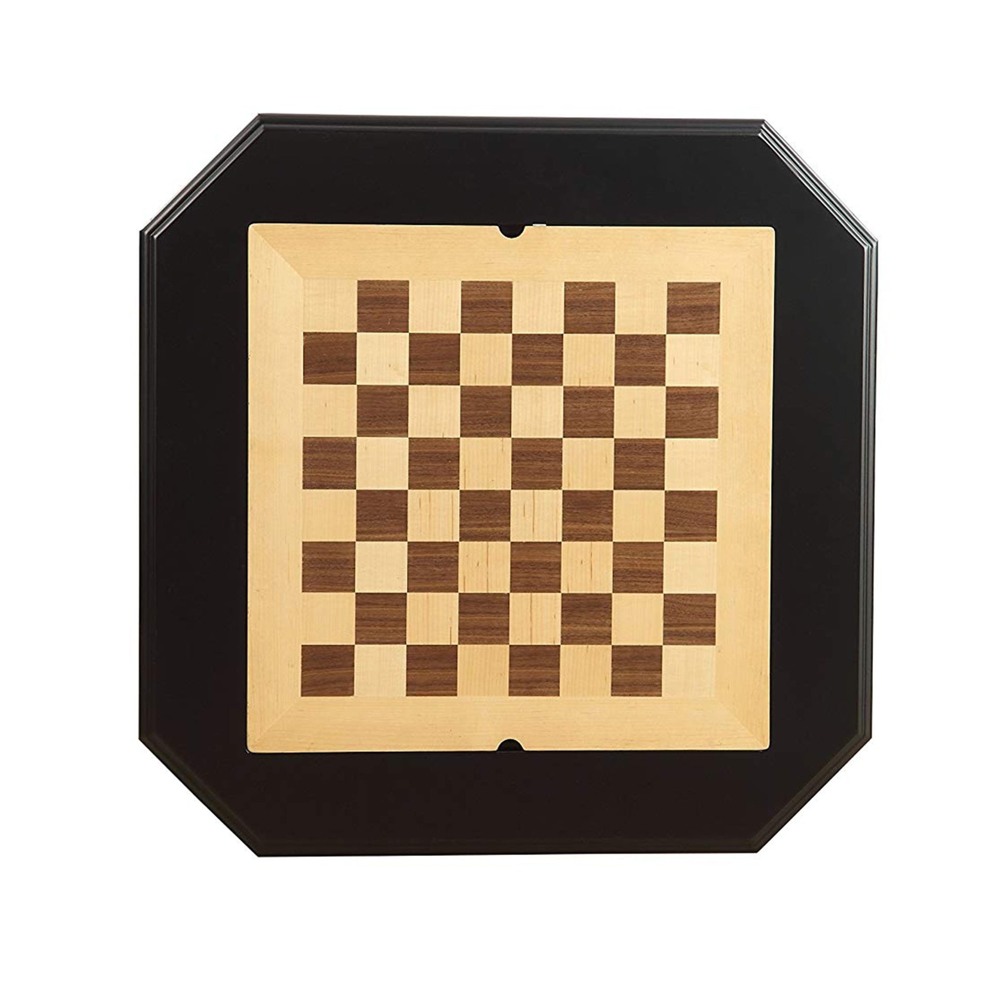 31 Inch Chess Game Table With Clipped Corners, Brown By Benzara | Side Tables |  Modishstore  - 3