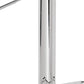 Smart Looking Adjustable Stool With Swivel, Clear & Chrome  By Benzara | Bar Stools |  Modishstore  - 5