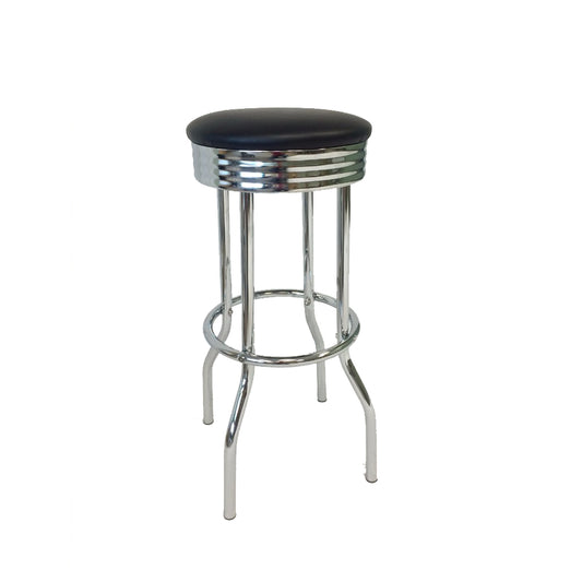 Retro Swivel Bar Stool  By Benzara | Bar Stools |  Modishstore 