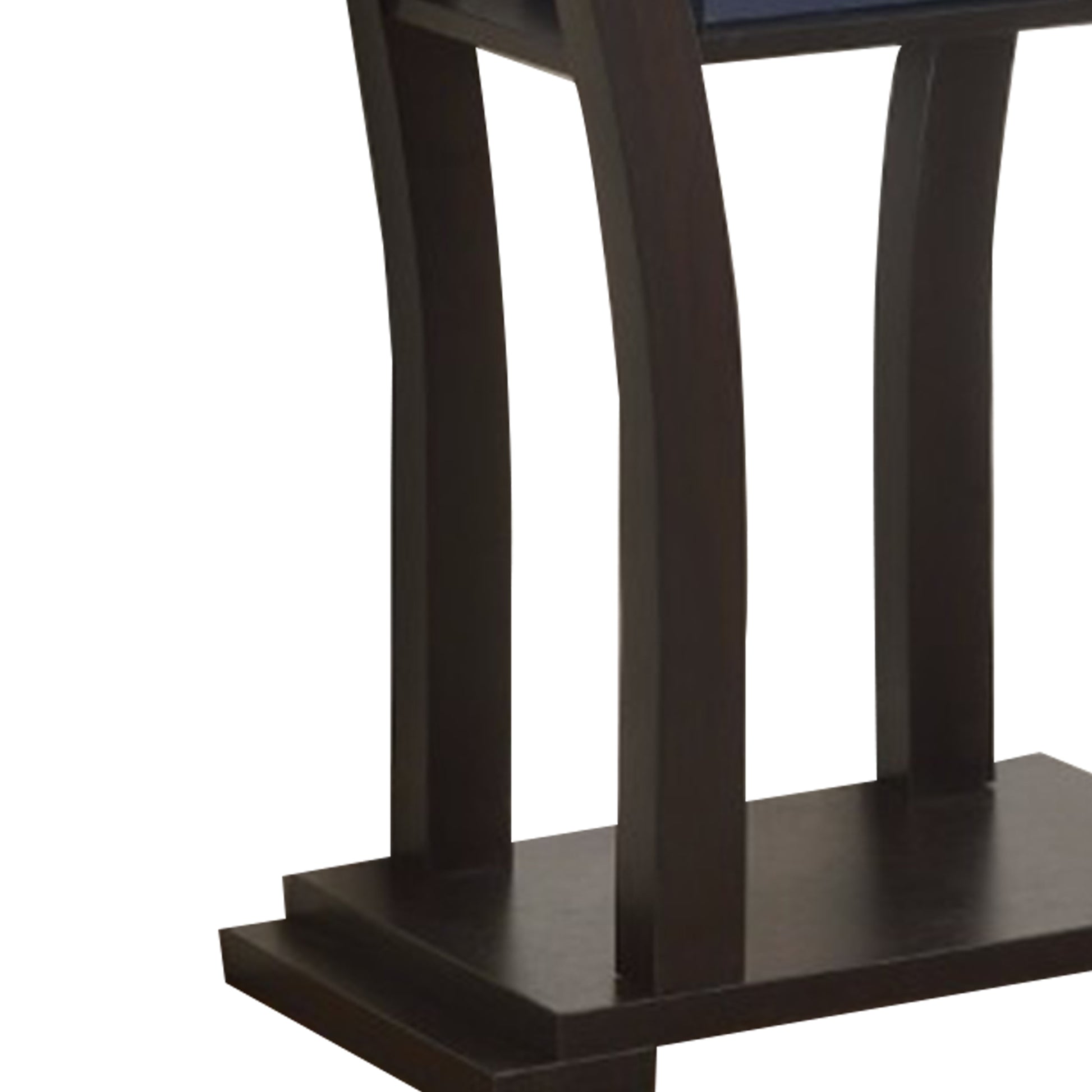 Wooden Console Table With 1 Shelf, Dark Espresso By Benzara | Console Tables |  Modishstore  - 3