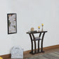 Wooden Console Table With 1 Shelf, Dark Espresso By Benzara | Console Tables |  Modishstore 