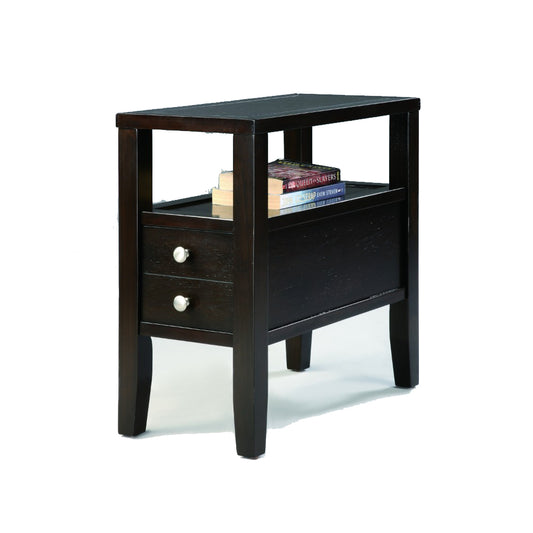 Amiable Chairside Table, Dark Espresso  By Benzara | Side Tables |  Modishstore 