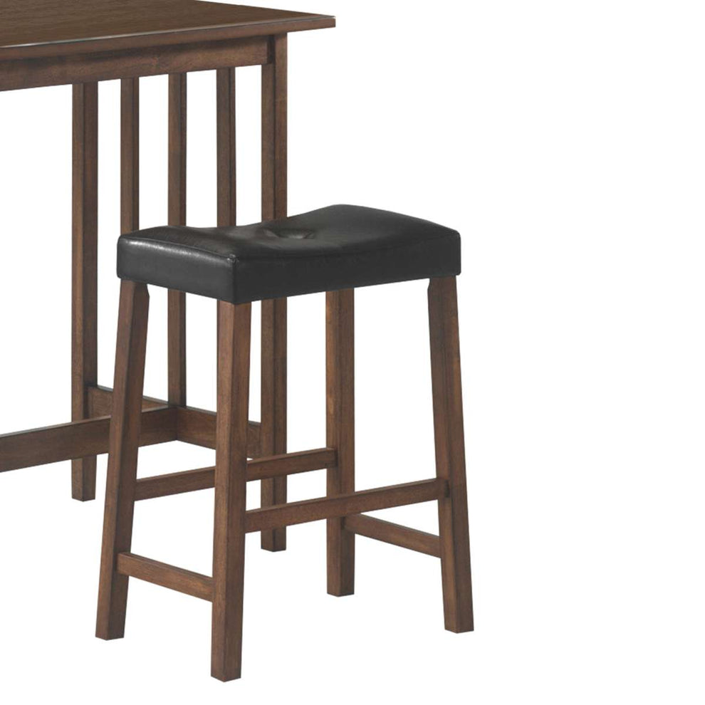 Contemporary Style 3 Piece Counter Height Set, Brown  By Benzara | Dining Sets |  Modishstore  - 3