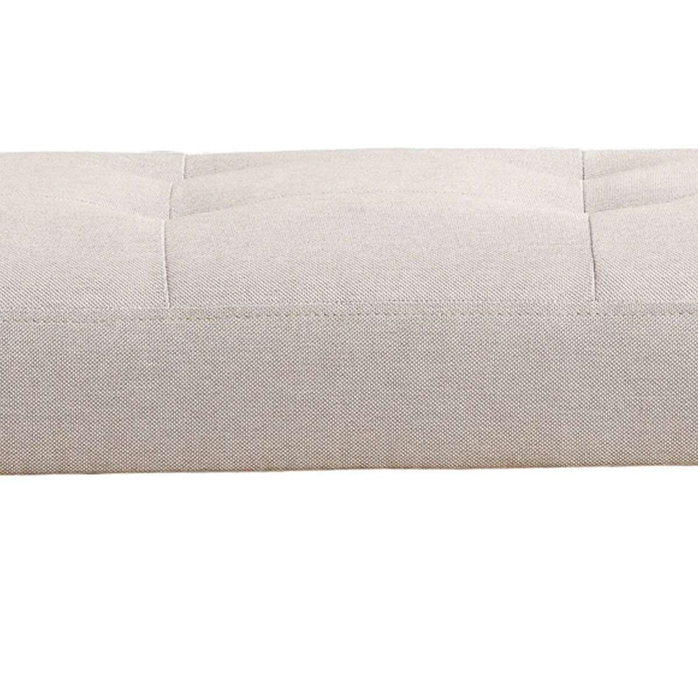 Wooden Bench, Light Gray & Oak  By Benzara | Stools & Benches |  Modishstore  - 5