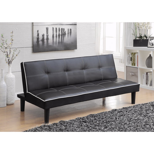 Contemporary Sofa Bed, Black  By Benzara | Sofas |  Modishstore 