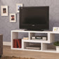 Hollow-Core Tv Console And Bookcase Combination,  White  By Benzara | Bookcases |  Modishstore  - 2