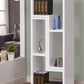 Hollow-Core Tv Console And Bookcase Combination,  White  By Benzara | Bookcases |  Modishstore 