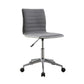Contemporary Mid-Back Desk Chair, Gray  By Benzara | Office Chairs |  Modishstore 