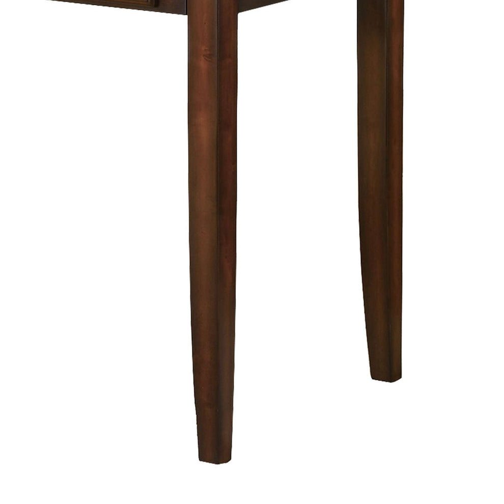 Sturdy 2 Piece Wooden Desk Set, Black  By Benzara | Desks |  Modishstore  - 5