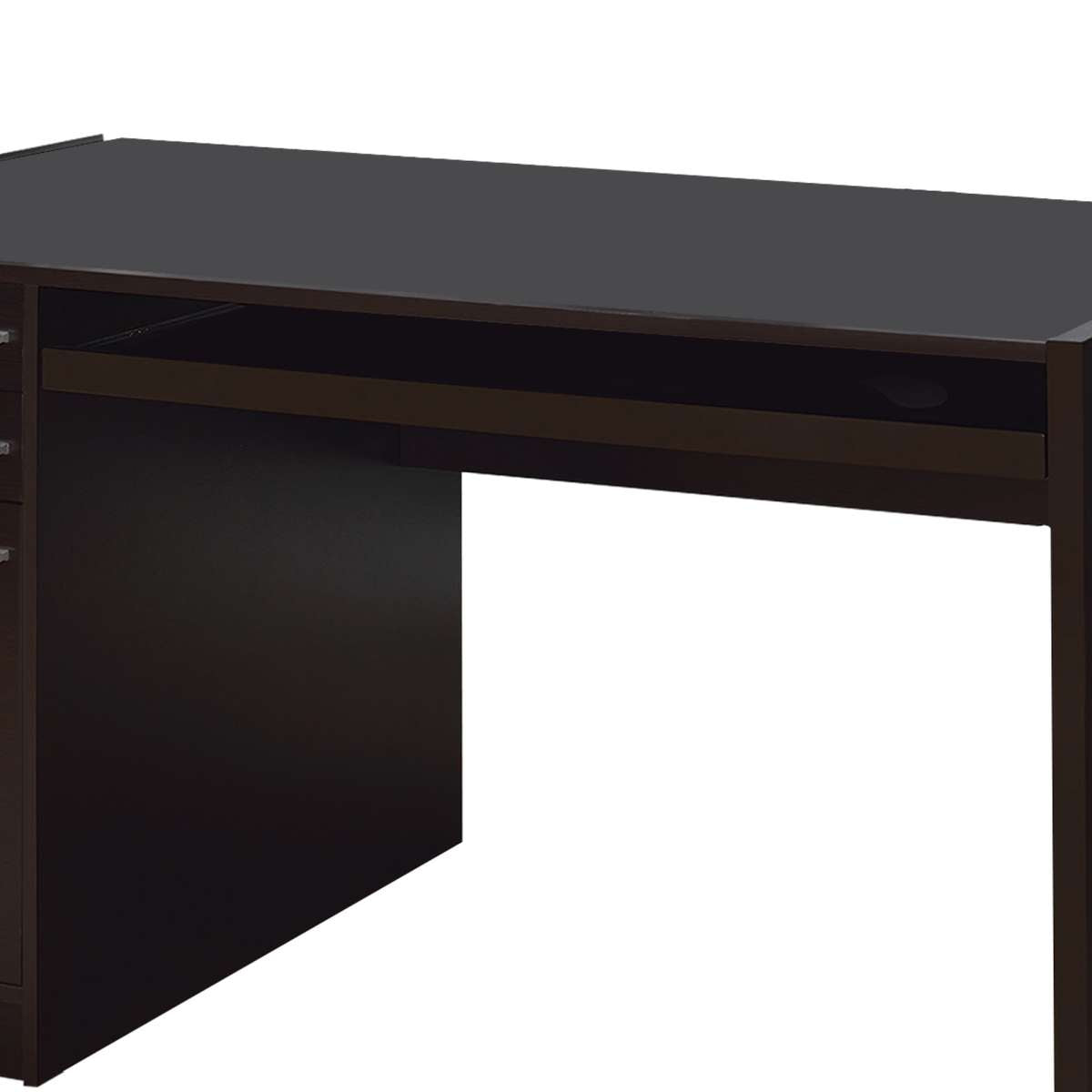Contemporary Connect-It Computer Desk, Brown  By Benzara | Desks |  Modishstore  - 5