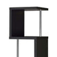Well-Made Four Tier Wood And Metal  Bookcase, Black  By Benzara | Bookcases |  Modishstore  - 2
