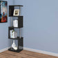 Well-Made Four Tier Wood And Metal  Bookcase, Black  By Benzara | Bookcases |  Modishstore 