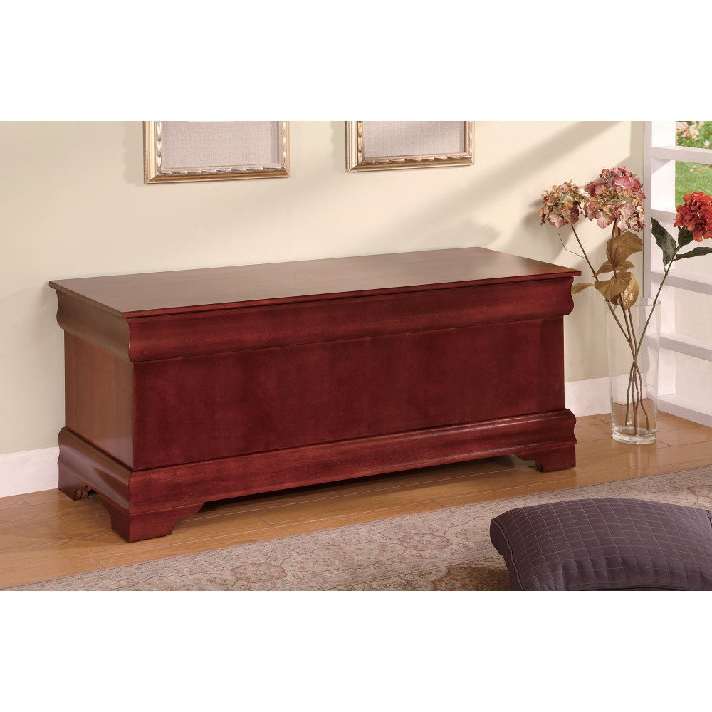 Traditional Style Wooden Cedar Chest, Brown By Benzara | Cabinets |  Modishstore 