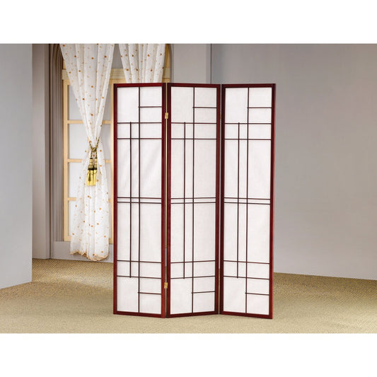 Classic 3 Panel Wooden Folding Screen, Brown By Benzara | Room Divider |  Modishstore 