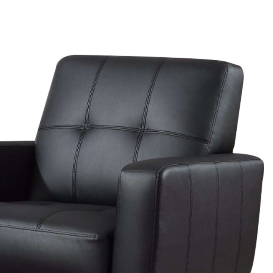 High-Toned Accent Chair, Black  By Benzara | Armchairs |  Modishstore  - 3