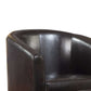 Well-Finished Accent Chair With Ottoman, Dark Brown  By Benzara | Lounge Chairs |  Modishstore  - 3