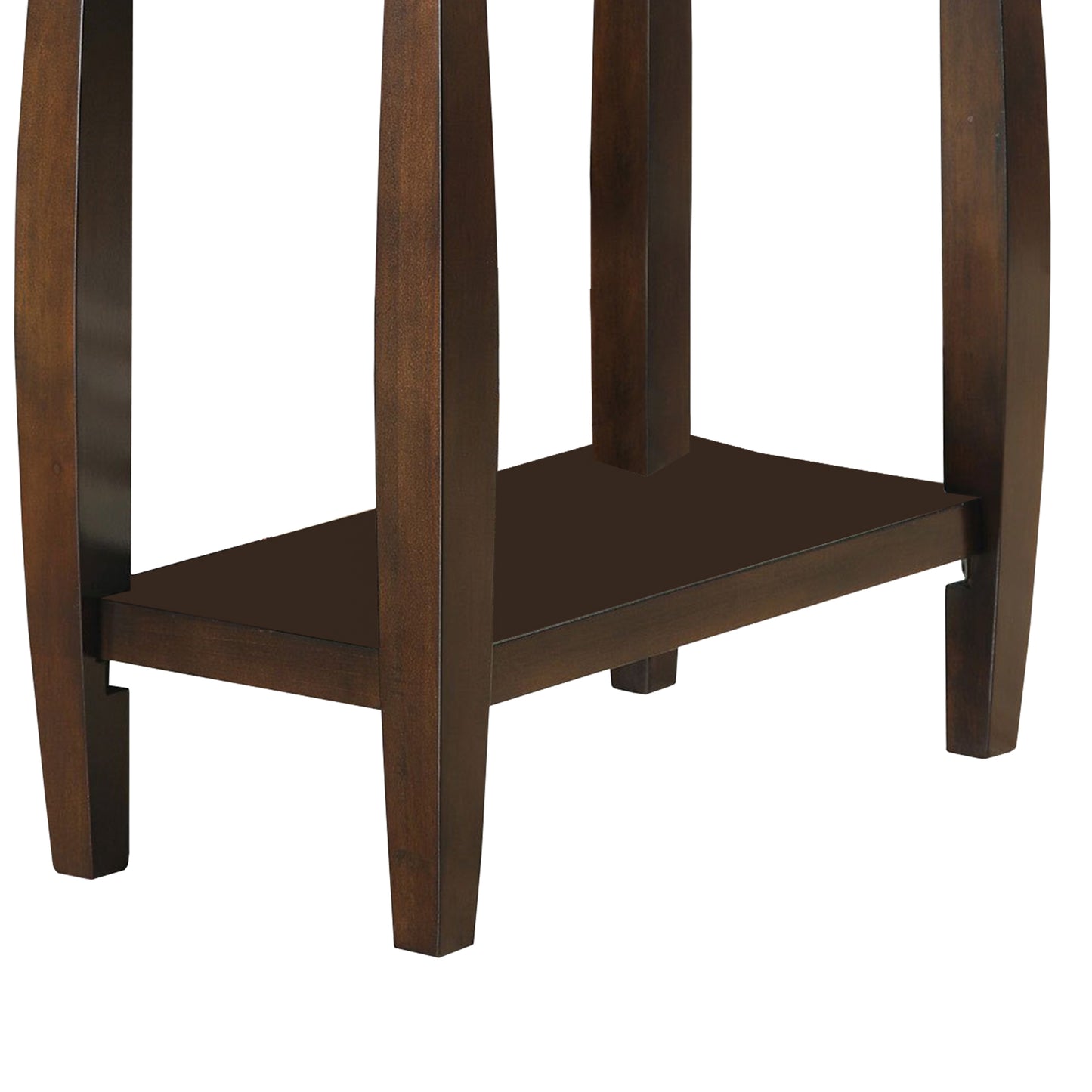 Elegant Wooden Chair Side Table, Brown By Benzara | Side Tables | Modishstore - 4