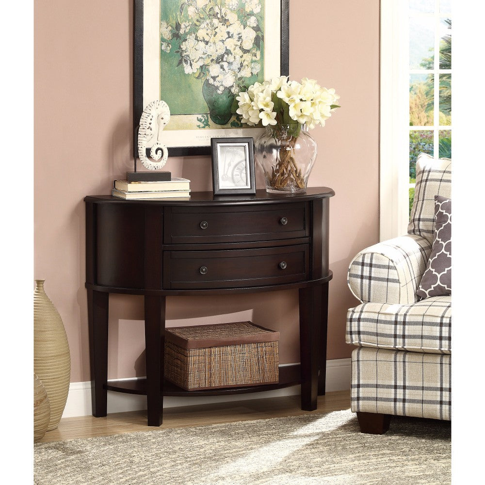 Wooden Console Table With 2 Drawers, Brown  By Benzara | Console Tables |  Modishstore 