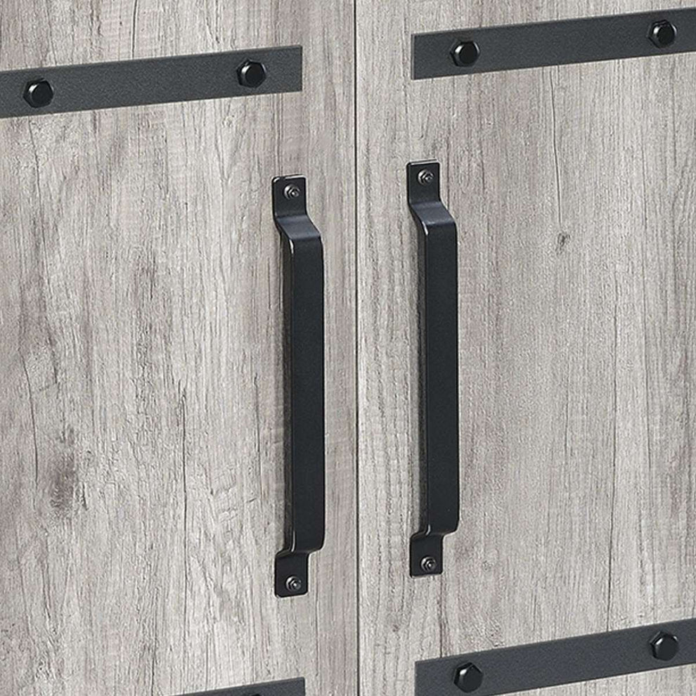 Spacious Wooden Accent Cabinet, Gray  By Benzara | Drawers |  Modishstore  - 4