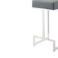 Metal Counter Height Stool, Grey  By Benzara | Counter Stools |  Modishstore  - 5