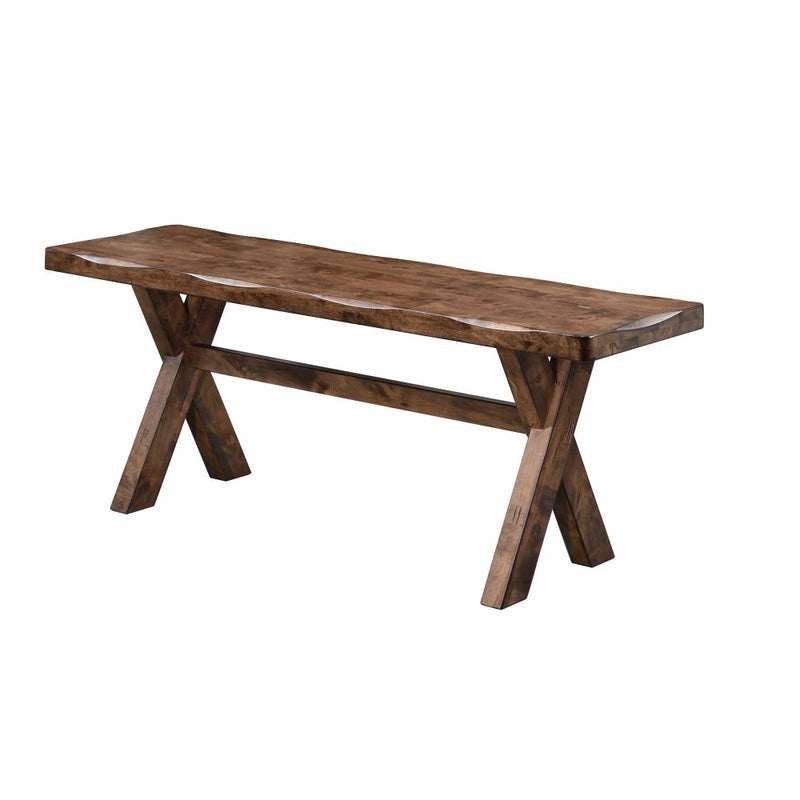 Wooden Bench, Brown By Benzara | Benches | Modishstore