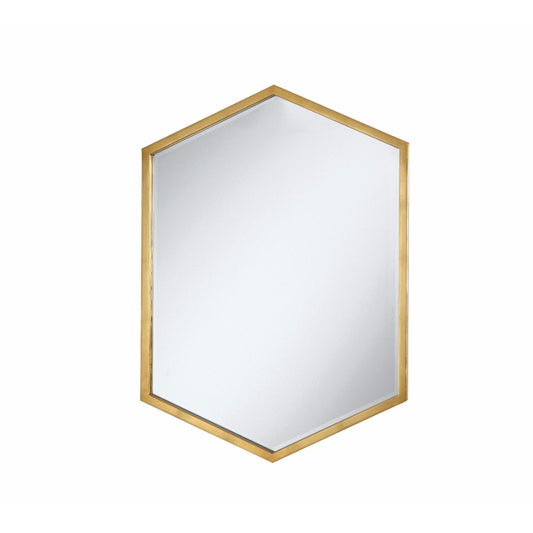Metal Wall Mirror, Gold By Benzara | Mirrors |  Modishstore 