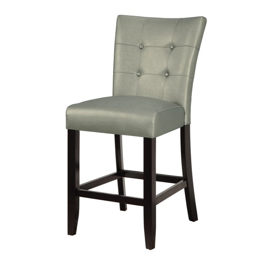 Wood & Polyurethane High Chair, Gray, Set Of 2 By Benzara | Counter Stools | Modishstore