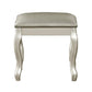 Cherub Vanity Set Featuring Stool And Mirror Silver By Benzara | Bedroom Sets |  Modishstore  - 2