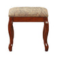 Cherub Vanity Set Featuring Stool And Mirror Cherry Brown By Benzara | Bedroom Sets |  Modishstore  - 4