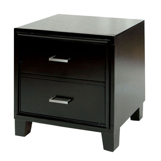 2 Drawer Night Stand, Espresso Brown By Benzara | Nightstands |  Modishstore 