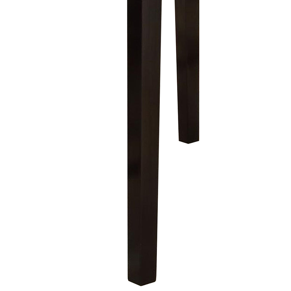 Wooden High Table Faux Marble Top, Brown By Benzara | Console Tables | Modishstore - 3