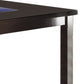 Wooden Dining Table With Tempered Glass Top, Brown By Benzara | Dining Tables | Modishstore - 4