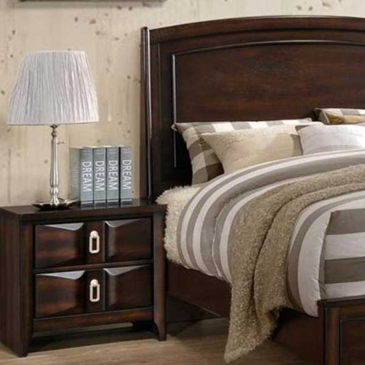 Night Stand, Varnish Oak  By Benzara | Nightstands |  Modishstore 