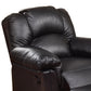 Bonded Leather Rocker/Recliner, Black  By Benzara | Chairs & Recliners |  Modishstore  - 4