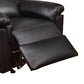 Bonded Leather Rocker/Recliner, Black  By Benzara | Chairs & Recliners |  Modishstore  - 5