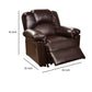 Bonded Leather Rocker/Recliner, Brown  By Benzara | Chairs & Recliners |  Modishstore  - 6